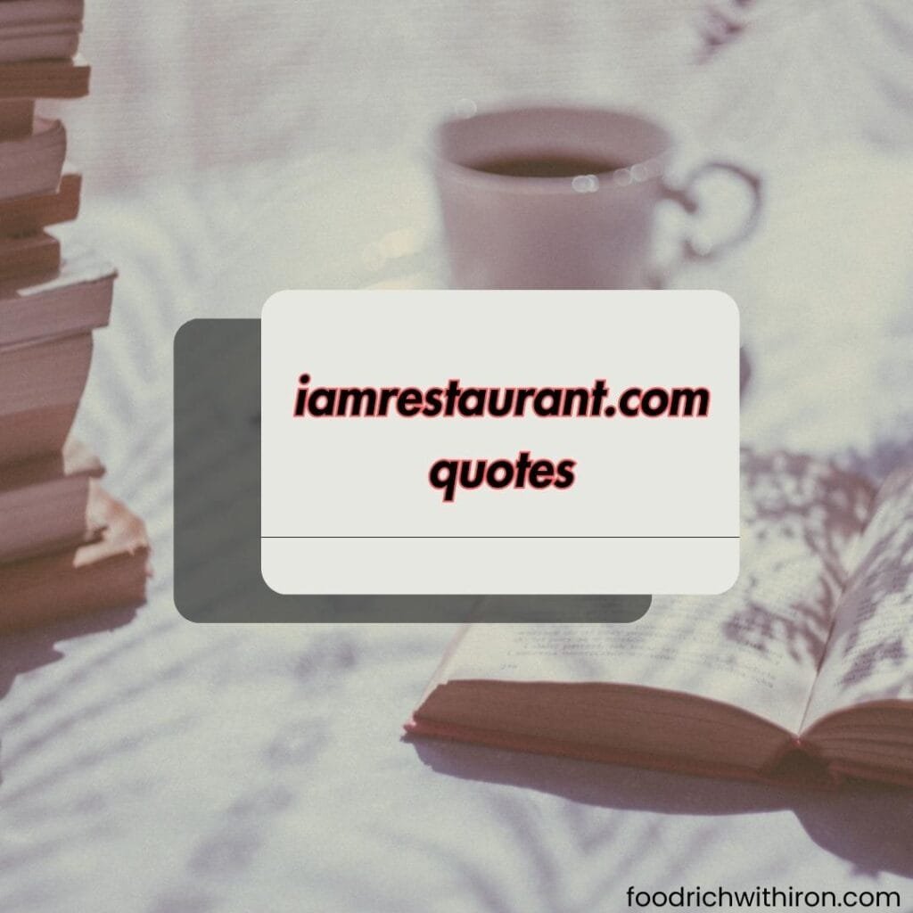 iamrestaurant.com